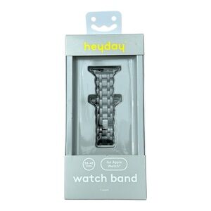NEW Heyday Metal Link Smart Watch Band Apple Watch 38/40/41mm - Gray Gun Finish